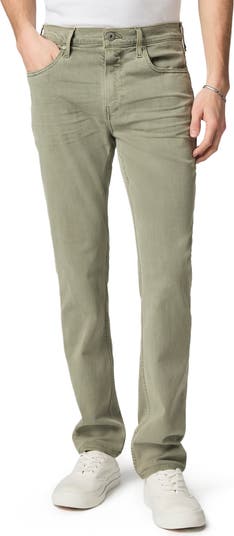 PAIGE - Transcend Federal Slim Straight Leg Jeans In Vintage Aged Beige At Nordstrom