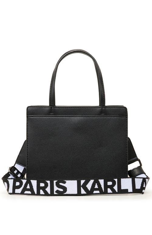 Karl Lagerfeld Maybelle Satchel In Multi/black