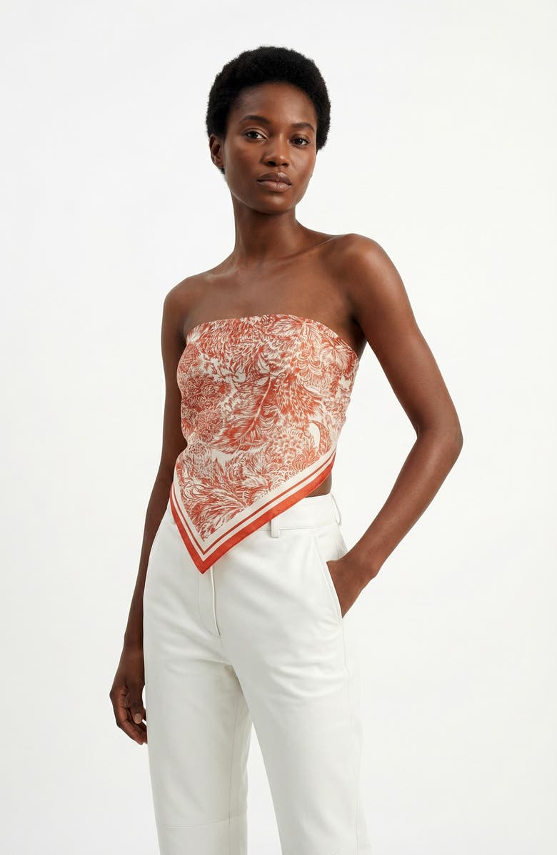 Jessie Zhao New York Terracotta Dream Double Sided Silk Scarf, Alternate, color, Pink