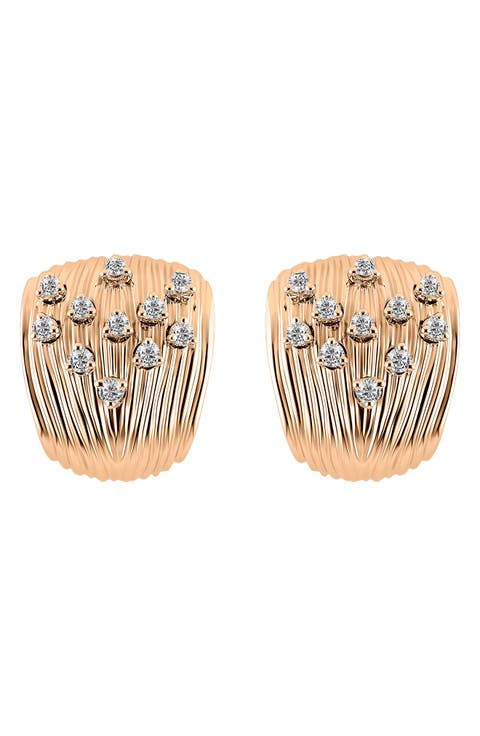 Brisa 18k Gold Diamond Earrings