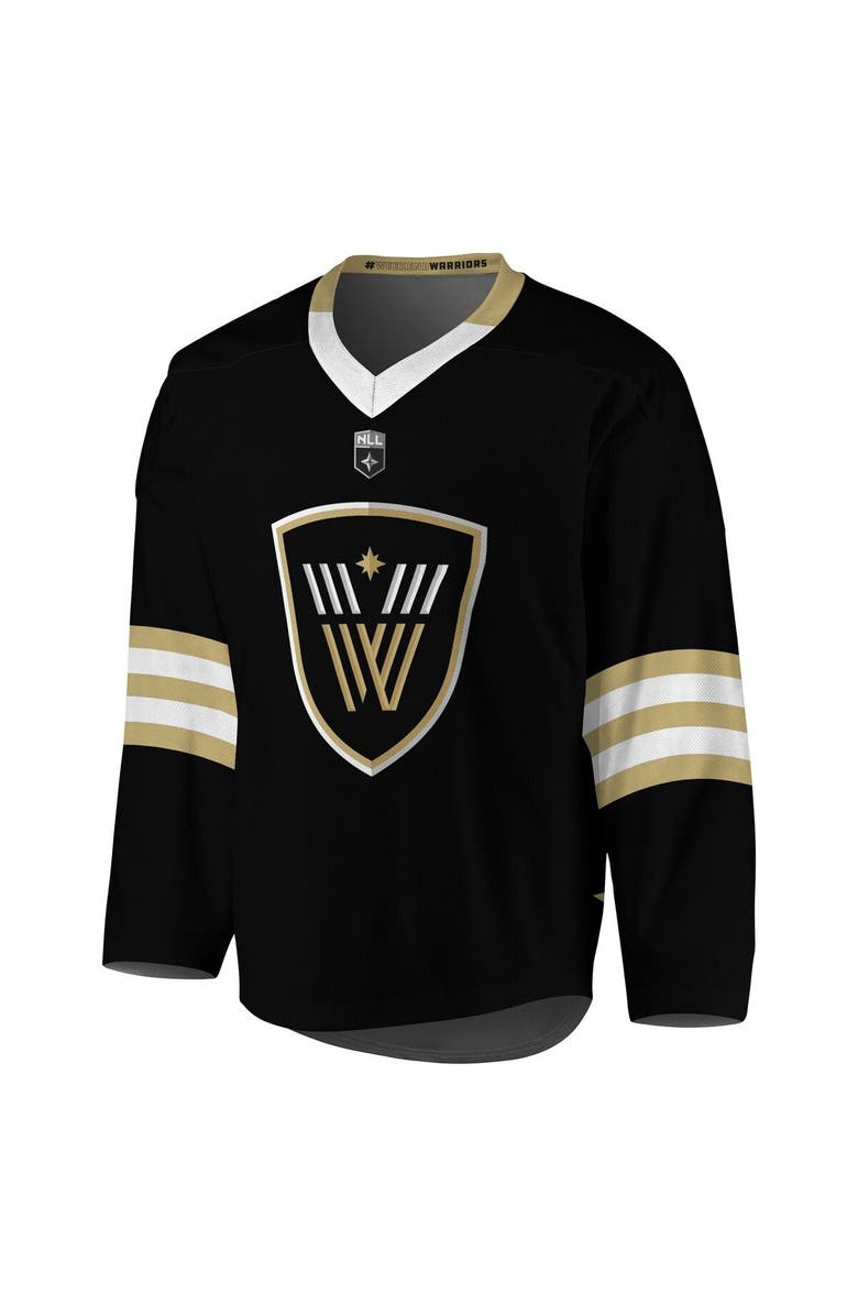 ADPRO Sports Youth Black/Gold Vancouver Warriors Replica Jersey, Alternate, color, Black