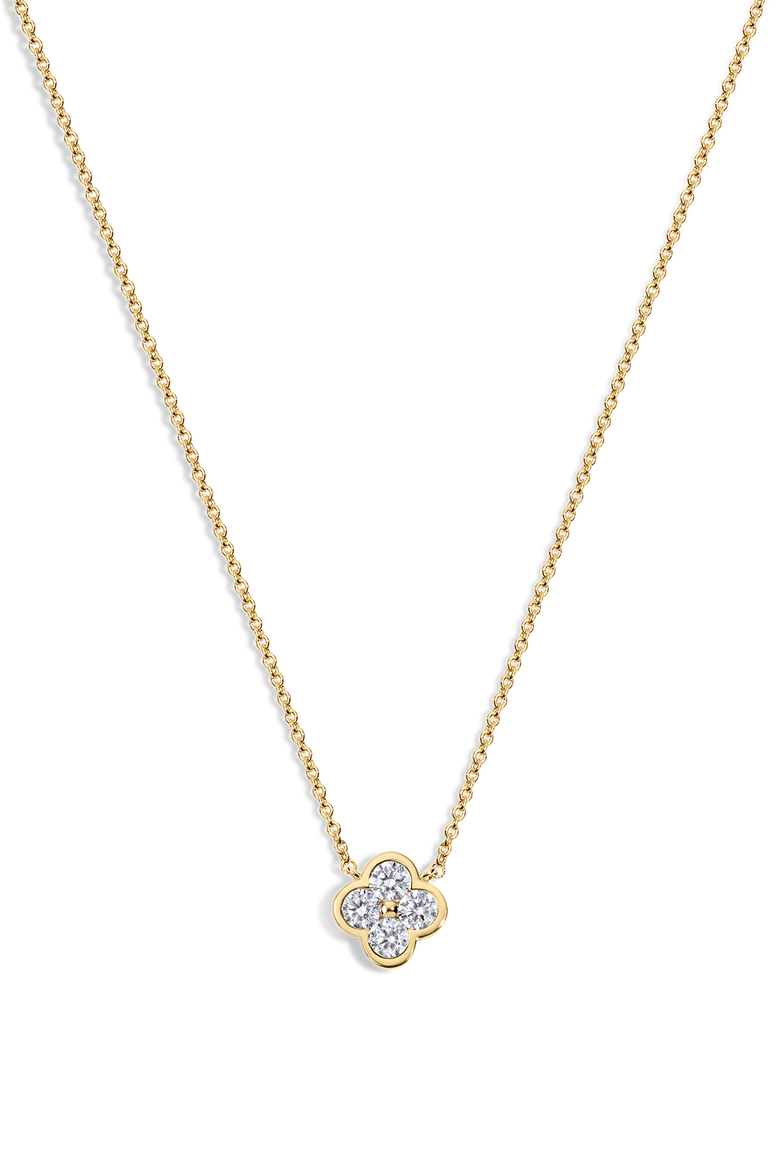 Camilla Clover Necklace, Bracelet and Studs - Set of 3, Alternate, color, Gold