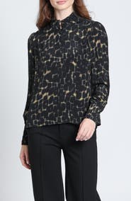 APNY Ruched Puff Sleeve Top