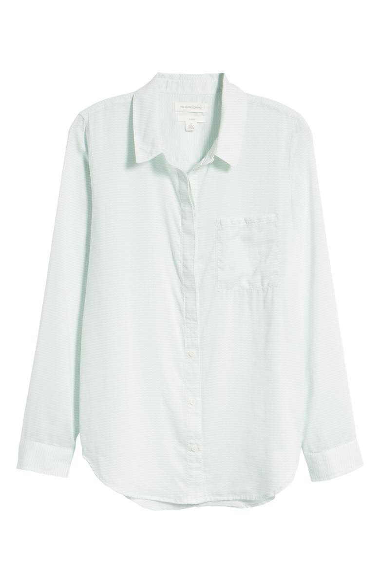 Treasure & Bond Drapey Classic Shirt, Alternate, color,