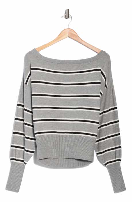 INTERNATIONAL DESIGNER Off the Shoulder Sweater