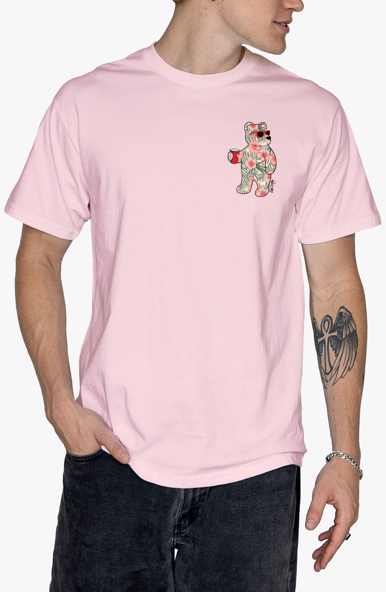 RIOT SOCIETY Tropical Bear Cotton Graphic T-Shirt, Main, color,