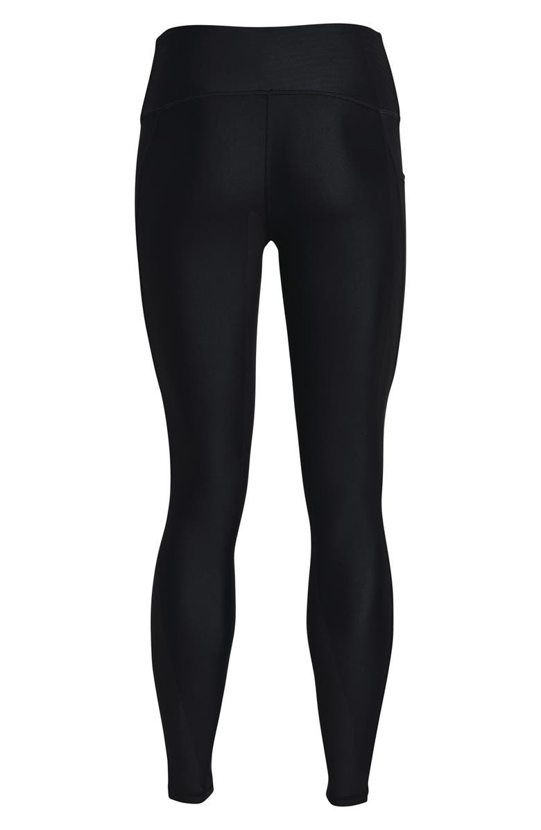Under Armour HeatGear<sup>®</sup> Armour No-Slip Shine Pocket Leggings, Alternate, color,