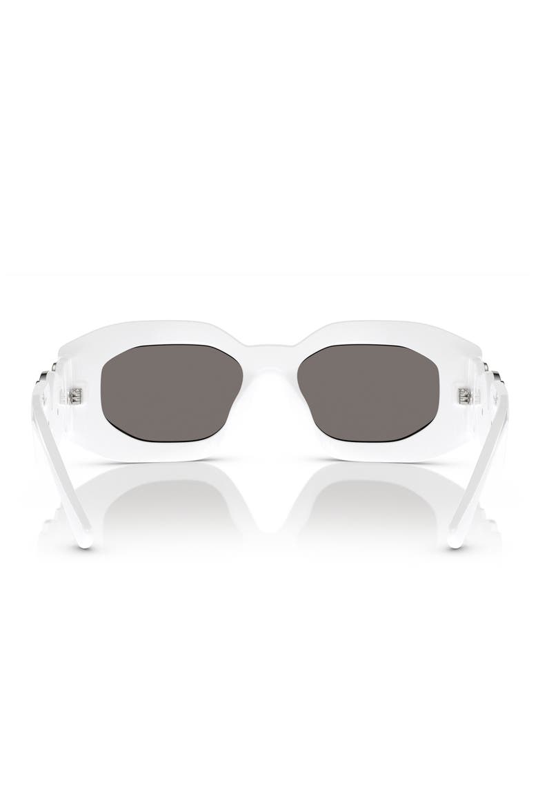 53mm Irregular Sunglasses, Alternate, color, SILVER MIRROR