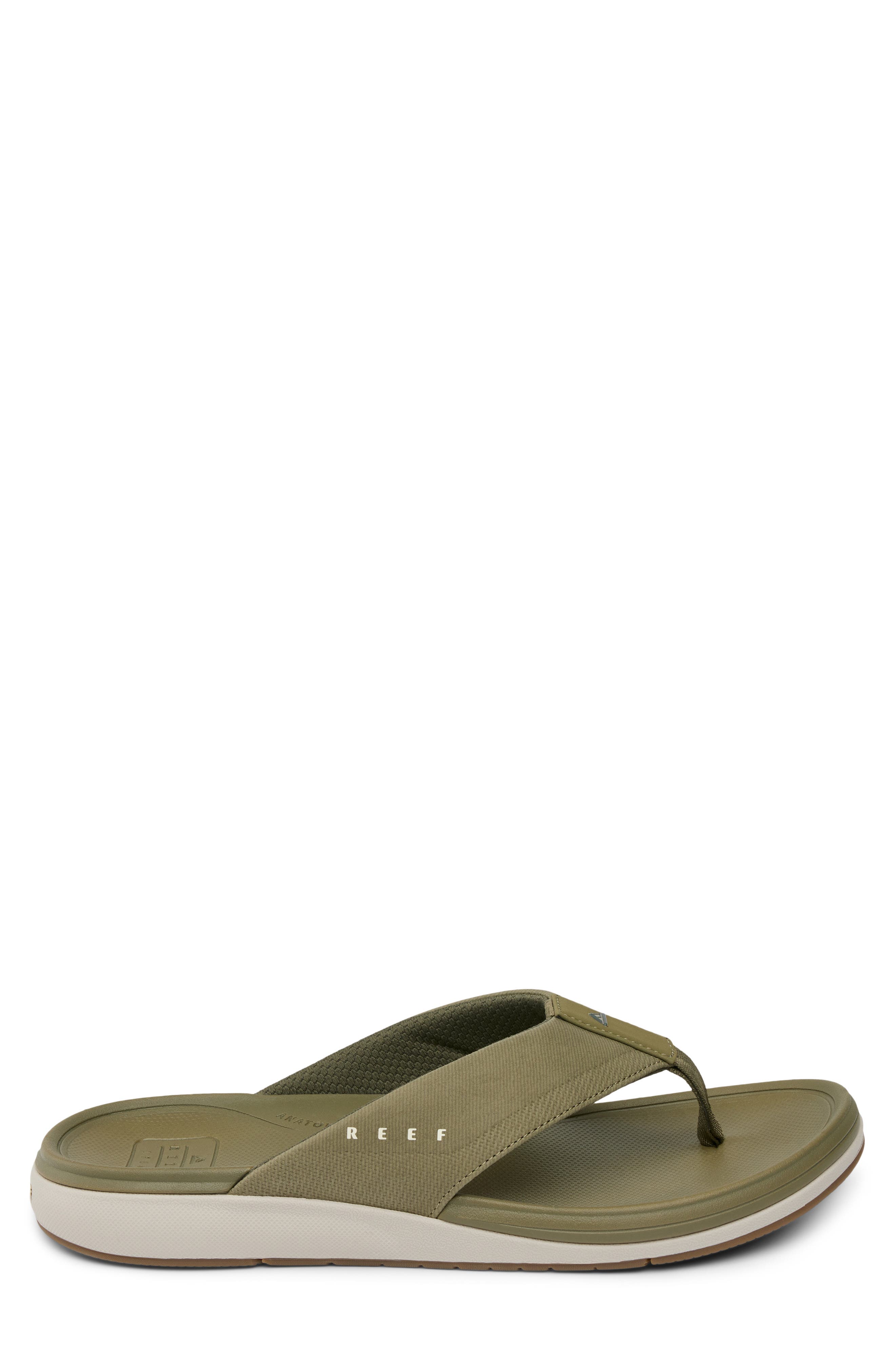 Reef Cushion Norte Water Friendly Flip Flop, Alternate, color, Olive Vintage