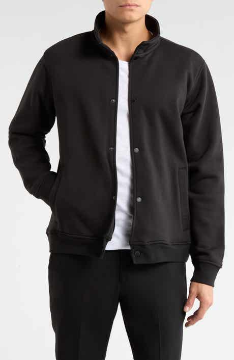 Kenneth Cole Snap Front Fleece Jacket