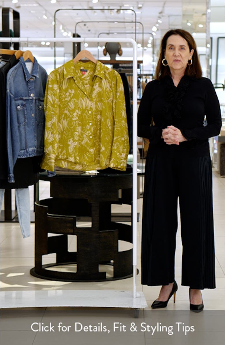 Charmeuse Button-Up Top, sales video thumbnail