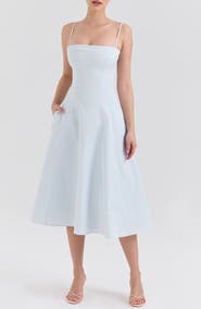 HOUSE OF CB Dolly Seamed Midi Sundress