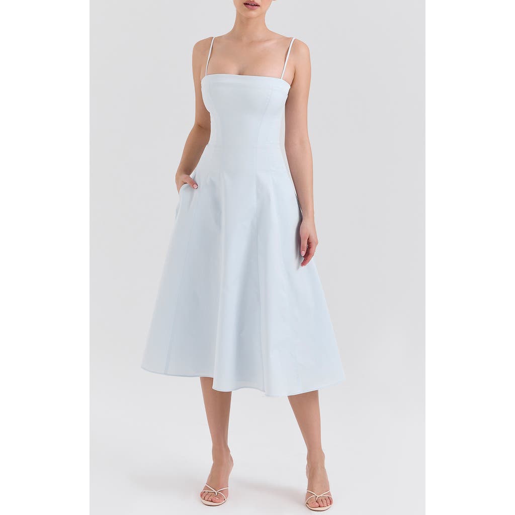 HOUSE OF CB HOUSE OF CB DOLLY SEAMED MIDI SUNDRESS