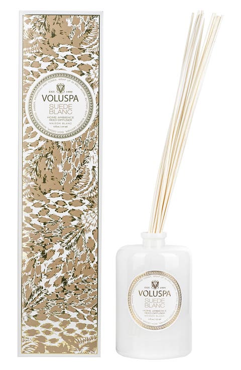 Suede Blanc Reed Diffuser