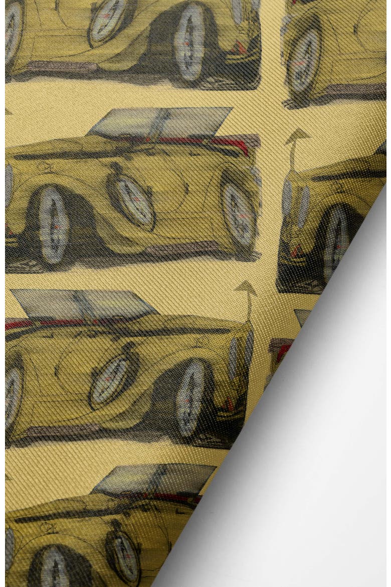 Gatsby's Phantom Pocket Square, Alternate, color, Yellow