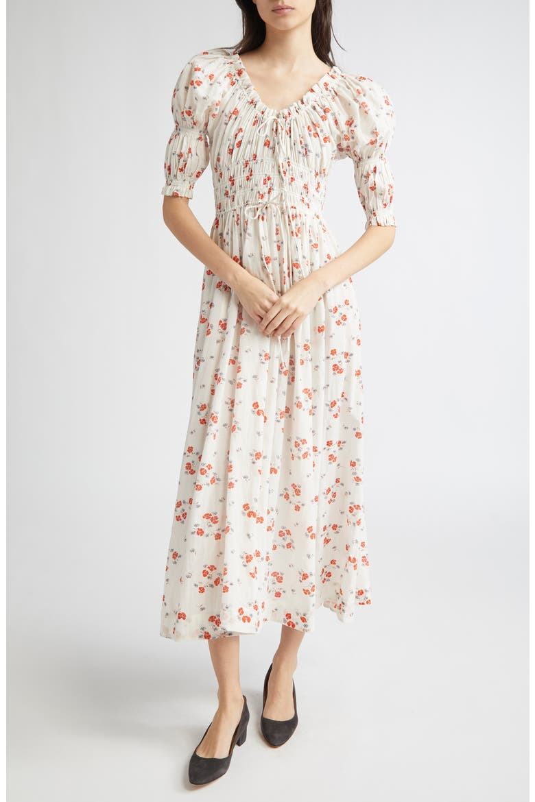 Ischia Convertible Organic Cotton Maxi Dress, Alternate, color, POPPY FIELD