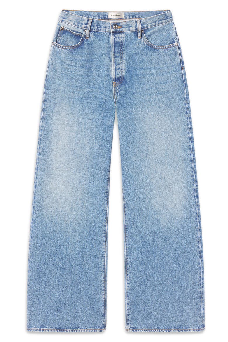 The Loose High Waist Wide Leg Jeans, Alternate, color, RUNDOWN