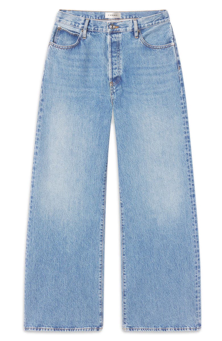 FRAME The Loose High Waist Wide Leg Jeans, Alternate, color, Rundown