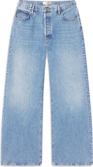 FRAME The Loose High Waist Wide Leg Jeans