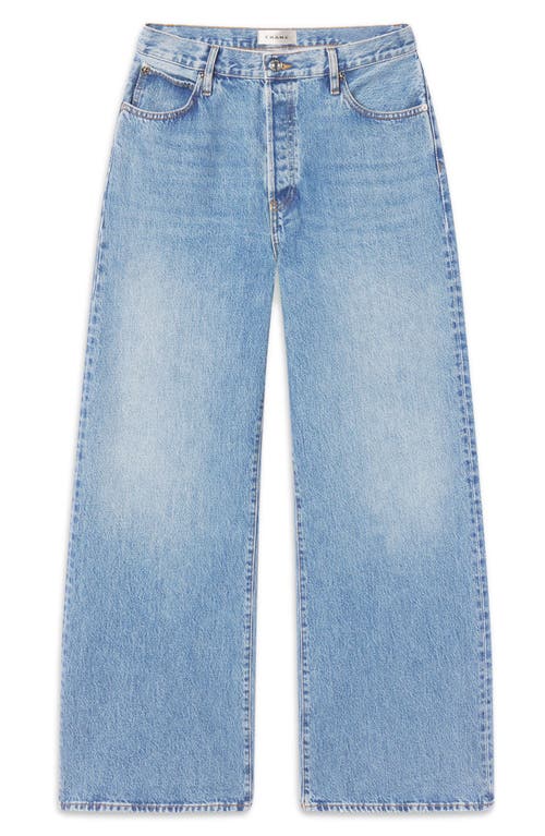 Frame The Loose High Rise Wide Leg Jeans In Rundown