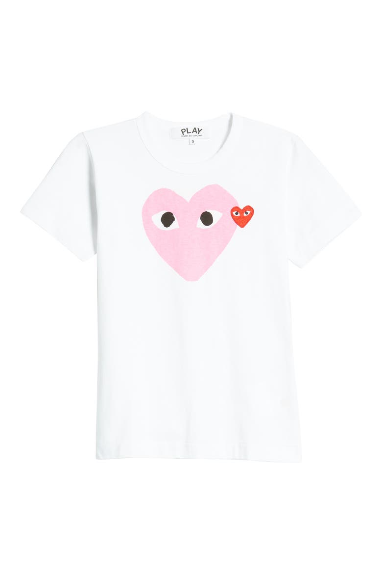 Heart Graphic Tee, Alternate, color, PINK