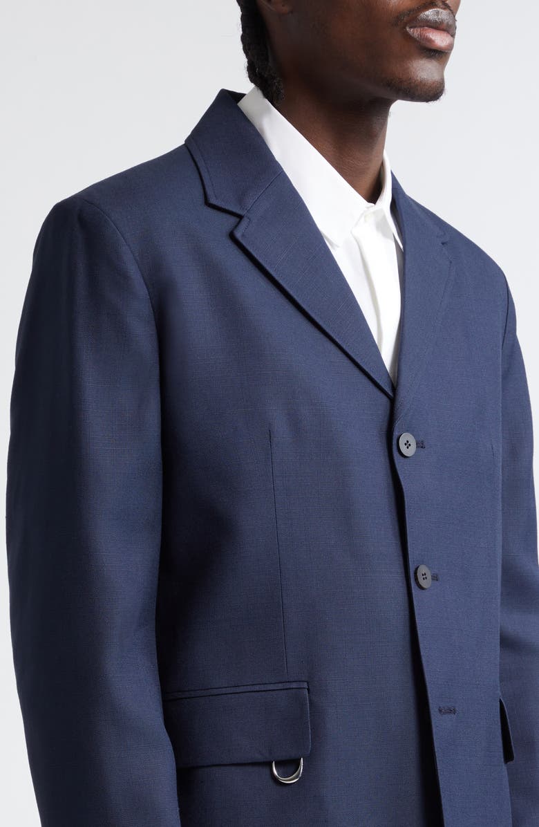 Jacquemus La Veste Cabri Three-Button Blazer, Alternate, color, Dark Navy