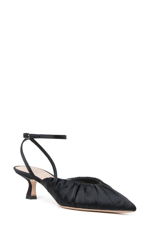 Rio Ankle Strap Pointed Toe Pump (Women)