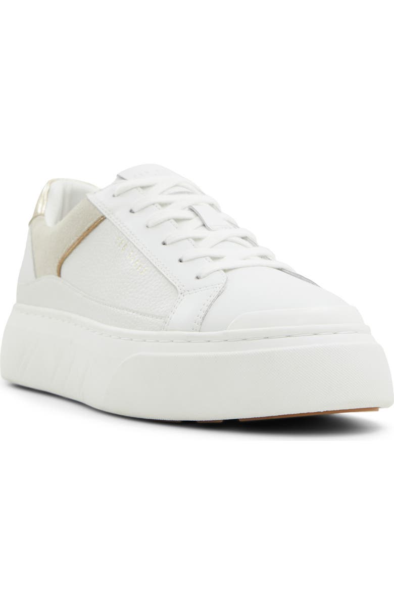 Ted Baker London Adison Platform Sneaker, Main, color, White