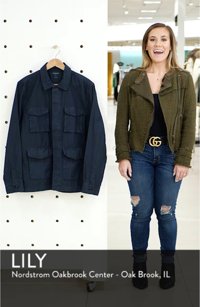 Four-Pocket Slim Fit Military Jacket, sales video thumbnail