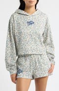 HAPPY CAMP3R Garden Scuba Cropped Graphic Hoodie