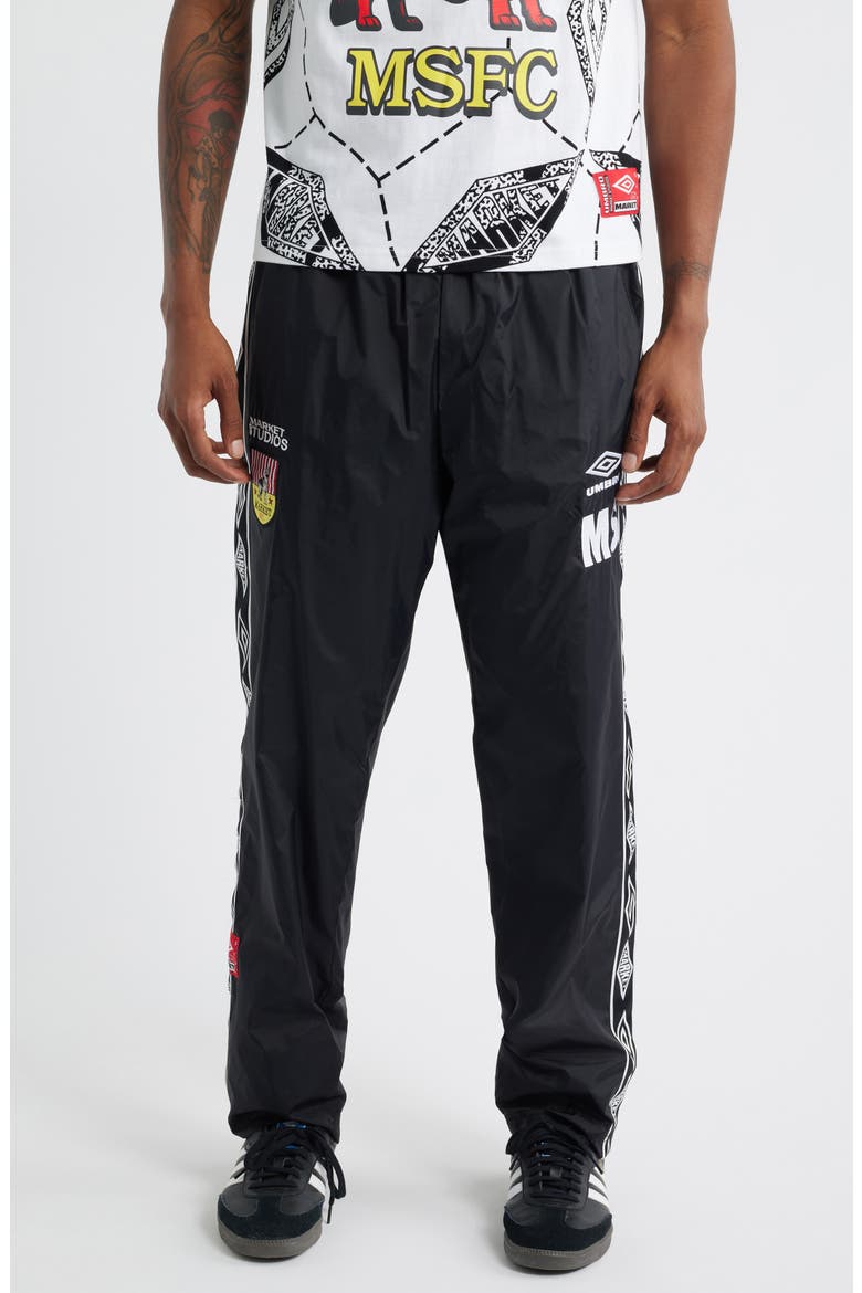 x Umbro Track Pants, Main, color, BLACK BEAUTY