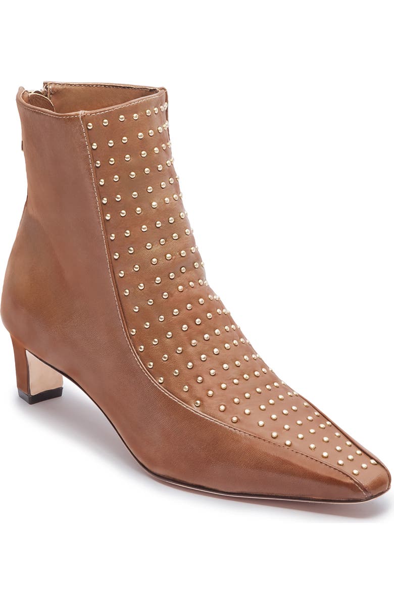 Bernardo Footwear Esme Studded Bootie, Alternate, color, Almond