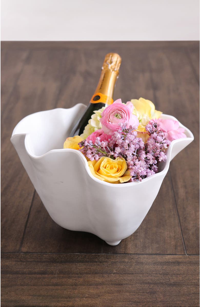 BEATRIZ BALL Collection Vida Nube Ice Bucket, Alternate, color, White