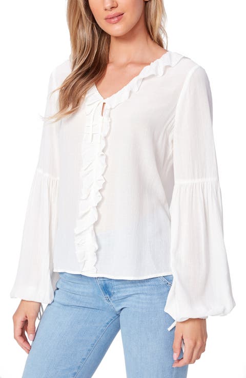 Luciano Ruffle Trim Blouse
