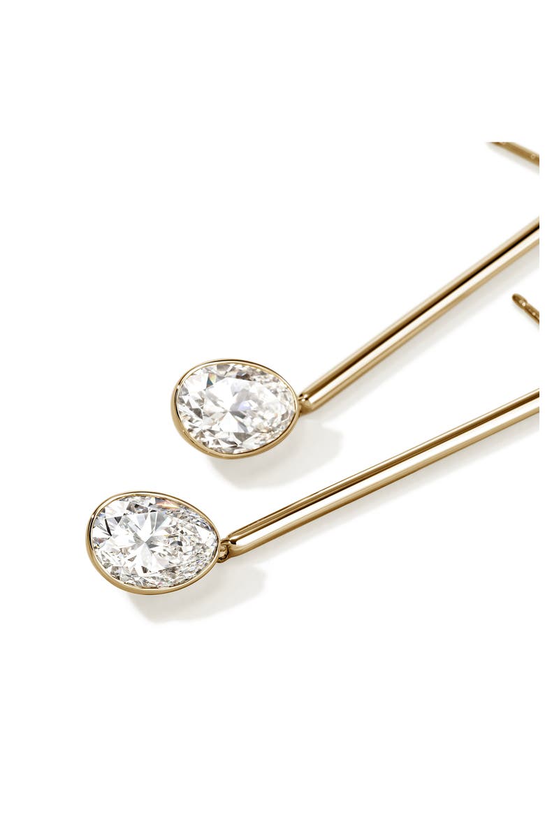JH Lovestruck 14k Gold Lab Grown Diamond Drop Earrings, Alternate, color, GOLD