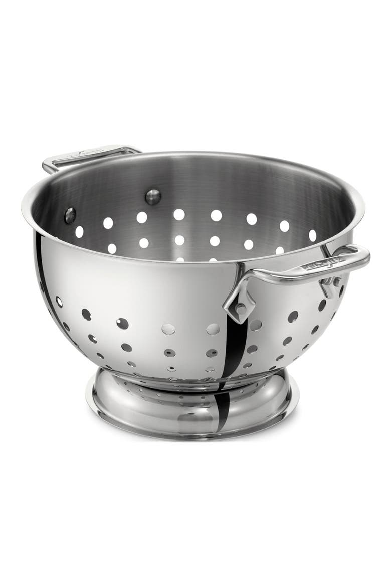 5-Quart Colander, Main, color, STAINLESS STEEL