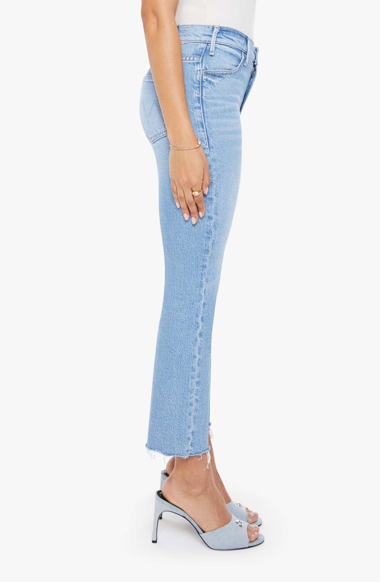 MOTHER Lil' Hustler Frayed Ankle Jeans, Alternate, color, Sow Surreal
