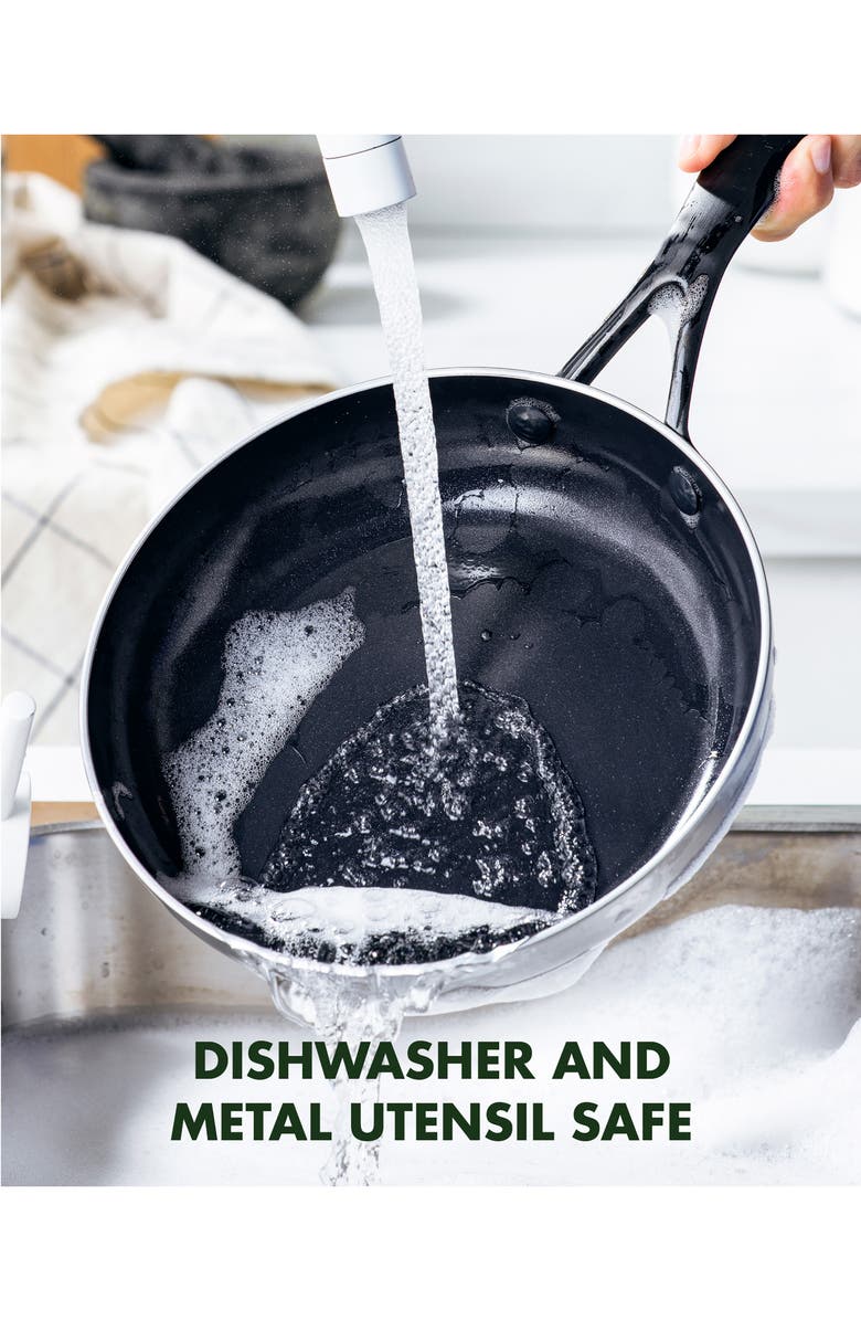 GreenPan Venice Pro Noir 8-Inch Stainless Steel Ceramic Nonstick Frying Pan, Alternate, color, 