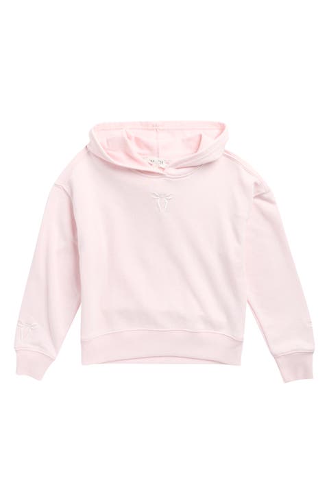 Kids' Bow Embroidered Hoodie (Big Kid)