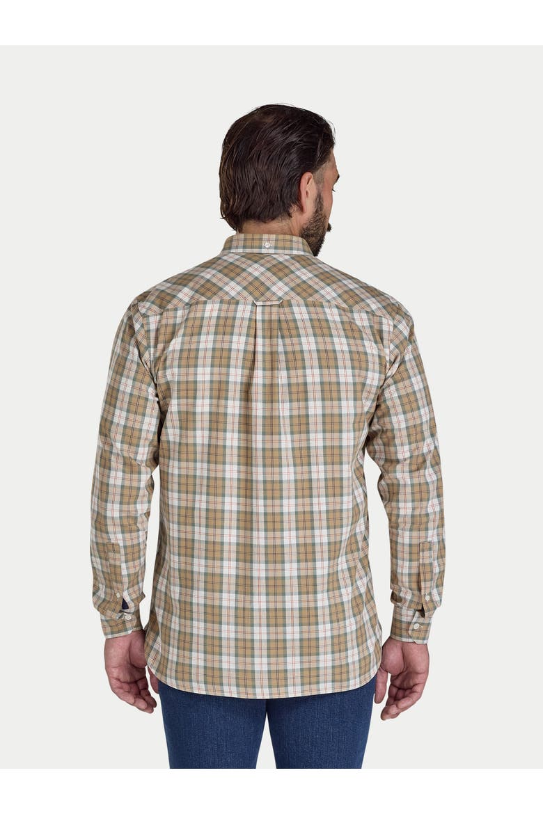 Suffolk Long Sleeve Checked Shirt, Alternate, color, Tan