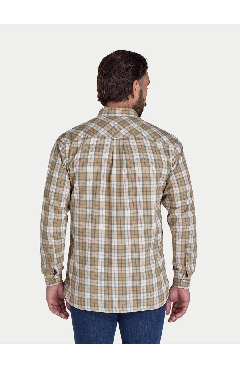 Raging Bull Suffolk Long Sleeve Checked Shirt, Alternate, color, Tan
