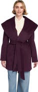 ELLE Collection Melton Wrap Coat Belted/Wrap