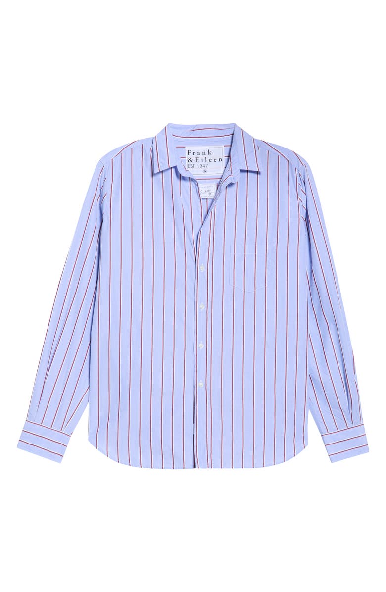 Frank & Eileen Eileen Relaxed Button-Up Shirt, Alternate, color, Blue Red White Stripe