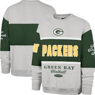 '47 Men's '47 Green/Heather Gray Green Bay Packers Blockfield Maximalist Sweatshirt