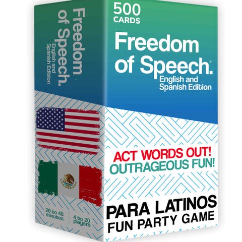 Freedom of Speech Card Board Game for Adults and Family