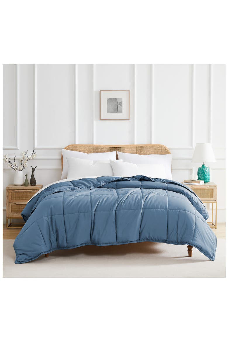 Vilano Down Alternative Comforter, Alternate, color, CORONET BLUE