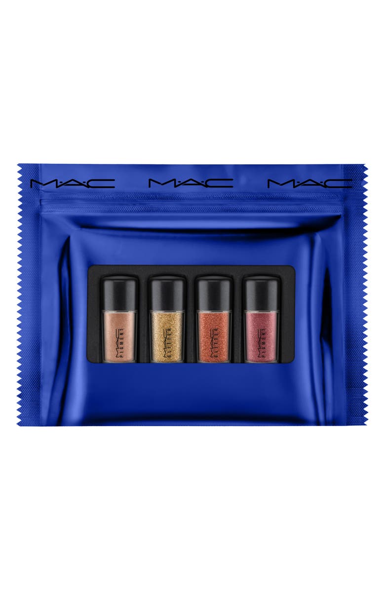 MAC Cosmetics MAC Shiny Pretty Things Gold Mini Glitter & Pigment Kit, Main, color, 