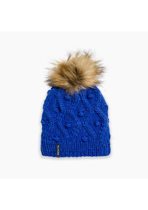 Turtle Fur Piper Slouch Beanie In Blue