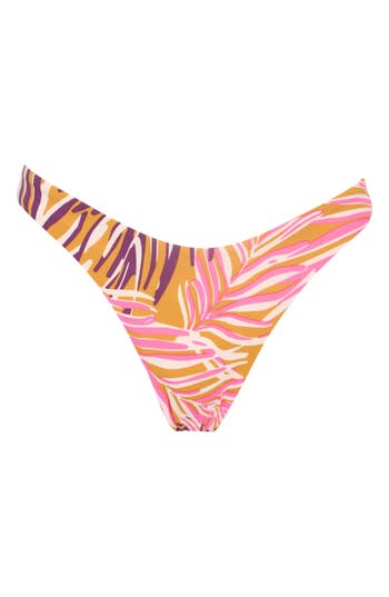 MAAJI MAAJI CARAMEL FOLIAGE SLENDOUROUS REVERSIBLE BIKINI BOTTOMS