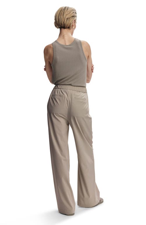 Varley Kayson Wide Leg Pants In Simply Taupe
